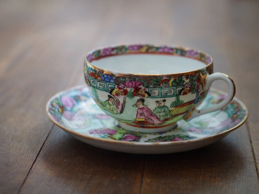 Canton people ティーセット