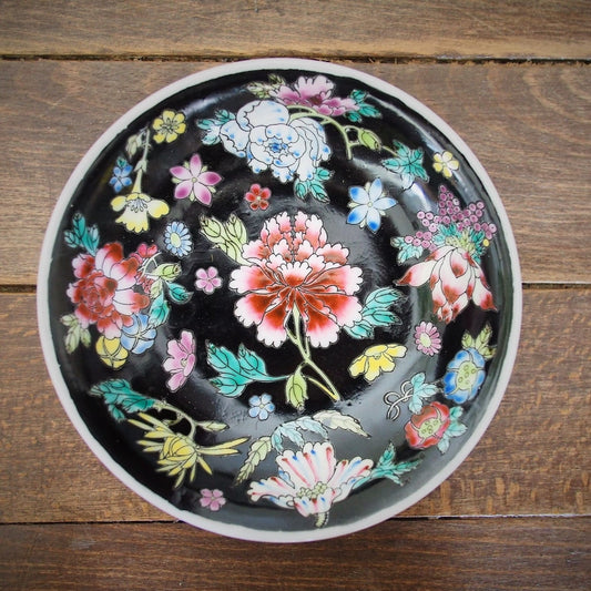 黒のカップ&ソーサー 景徳鎮