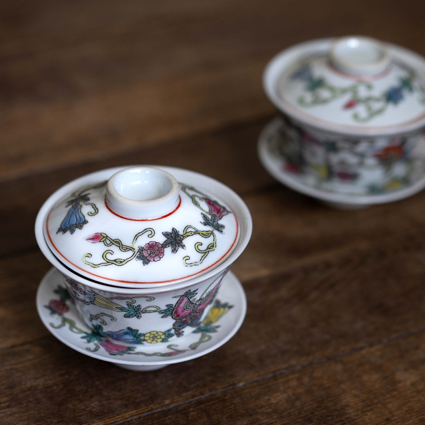 白の蓋碗 景徳鎮