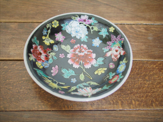 黒の深皿14センチ 景徳鎮