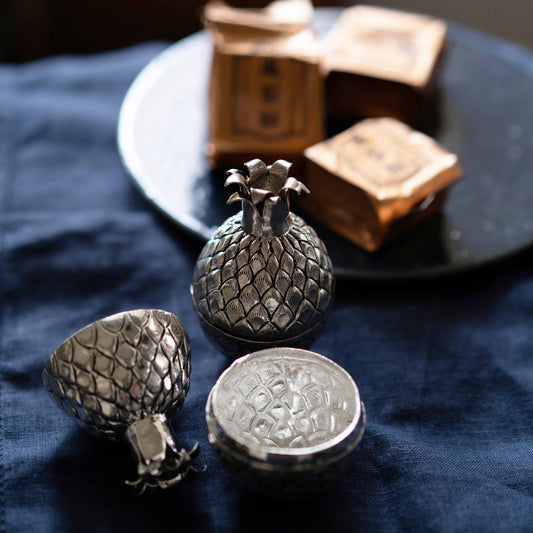 『パイナップル』シルバーオブジェ-カンボジア