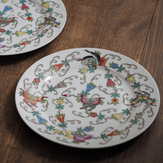 白の丸皿23センチ 景徳鎮