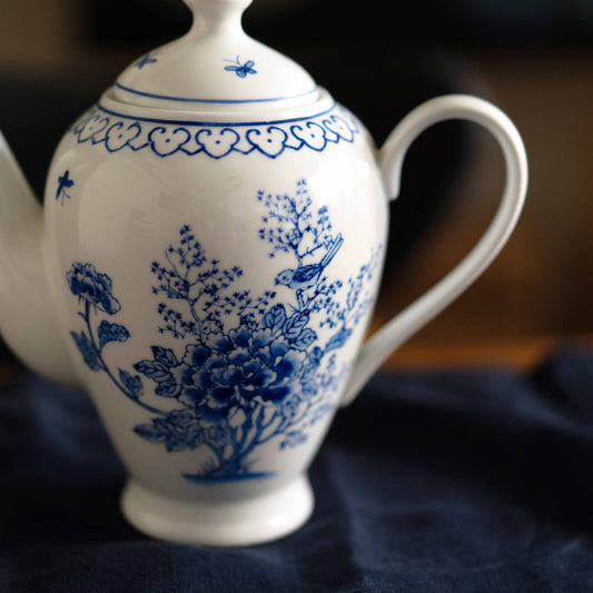 『Peony garden』手描きのティーポット