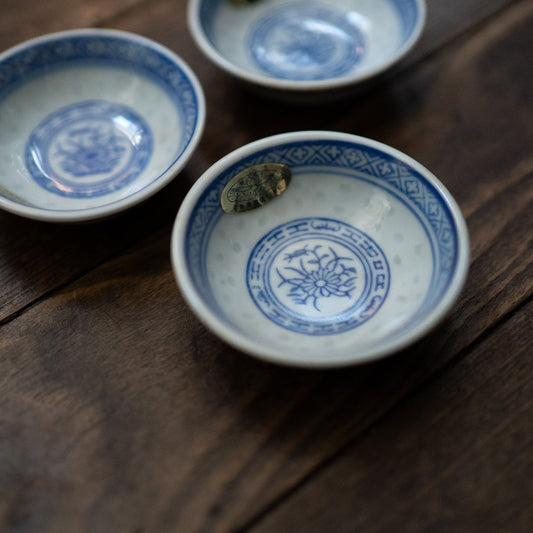 『豆皿-flower』景徳鎮ホタル