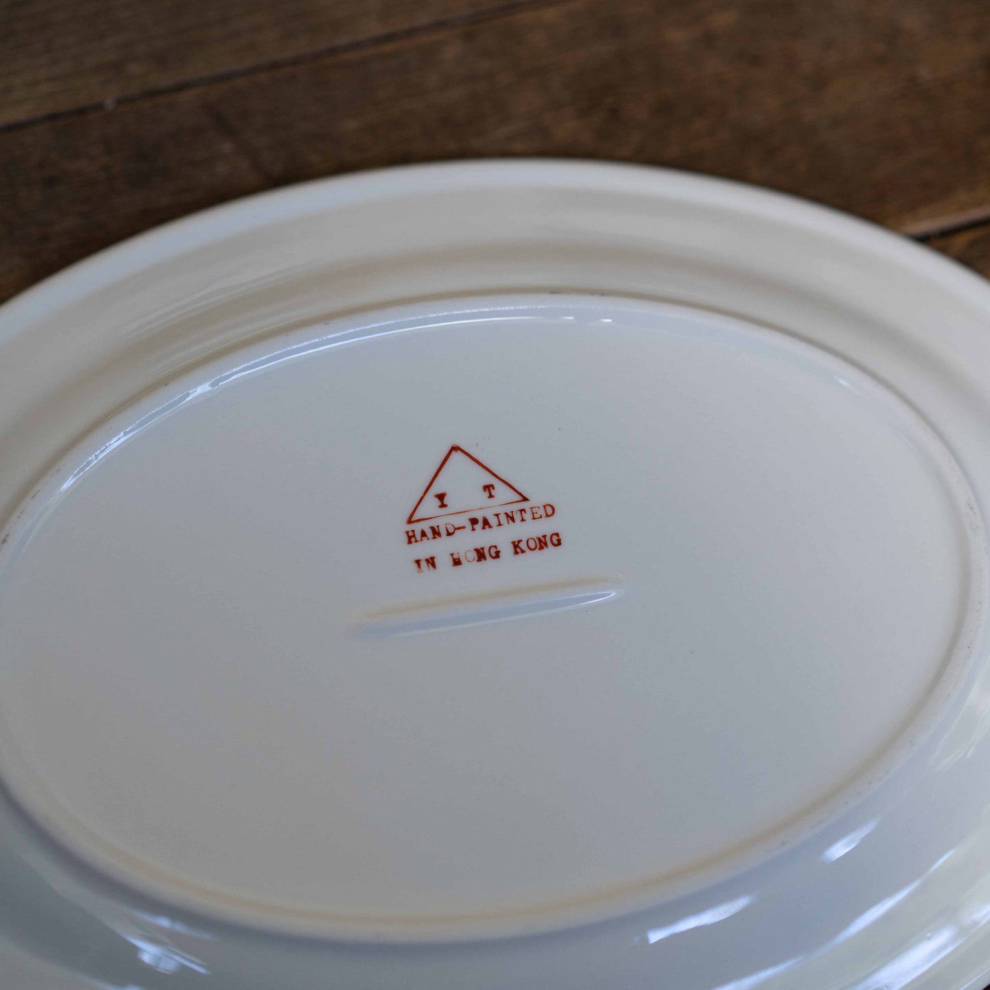 ペニンシュラ ブルーのオーバルプレート