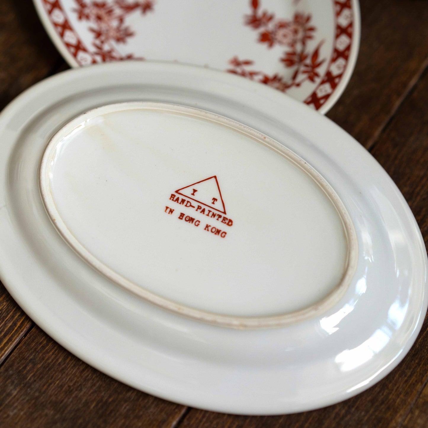 ペニンシュラ コーラルのオーバルプレート