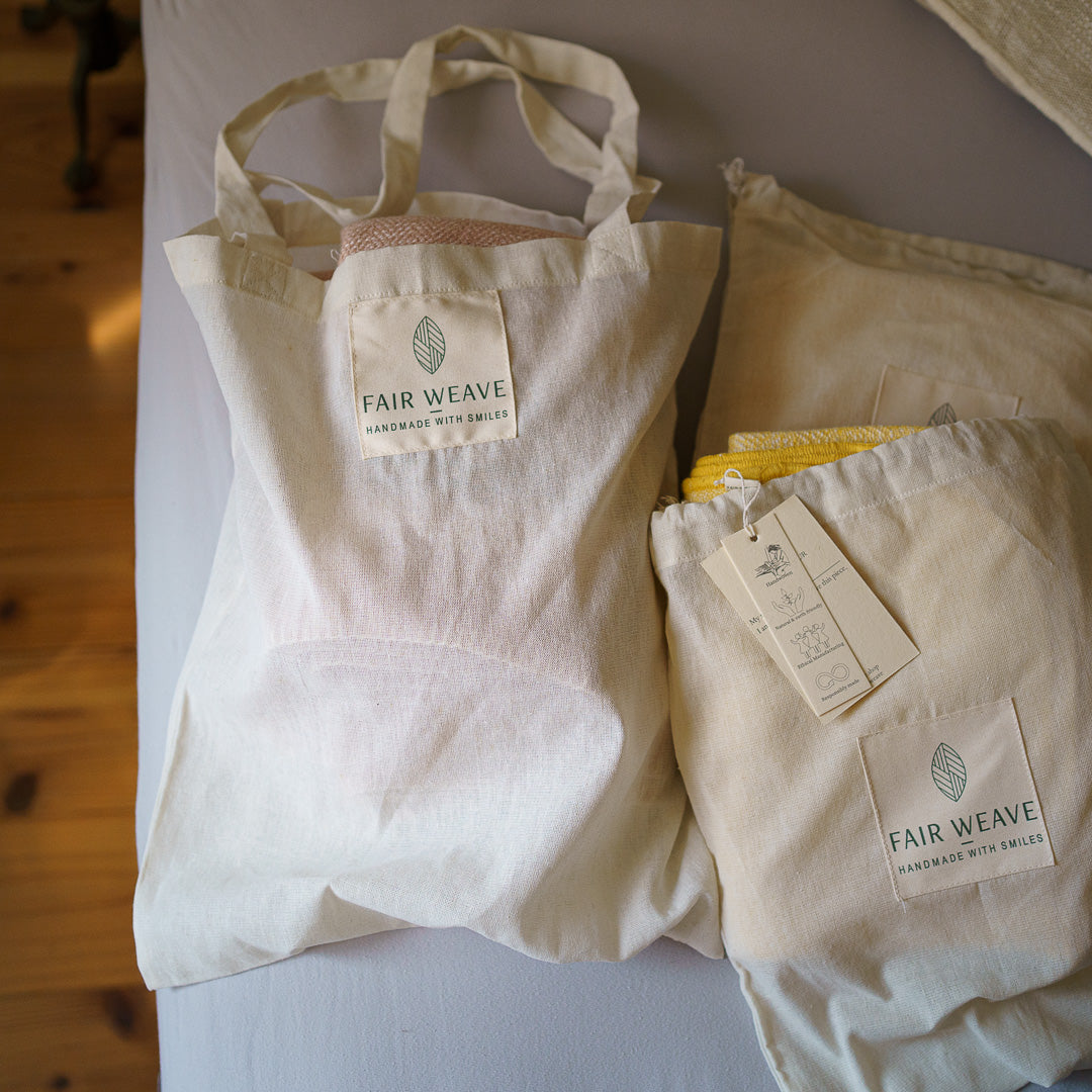 『Soft Woven Blanket‐2サイズ』Fair Weave カンボジア