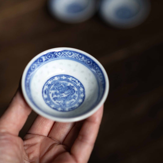 『豆皿-dragon』景徳鎮ホタル