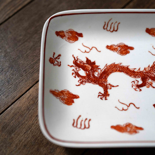 Dragon スクエアプレート-仕切り付き