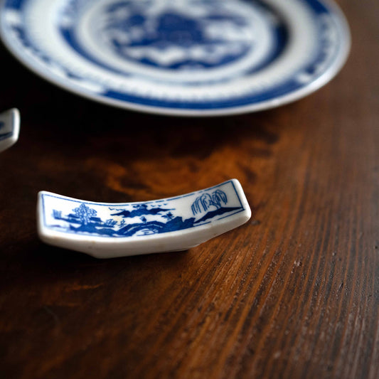 『箸置き-Blue pagoda』景徳鎮