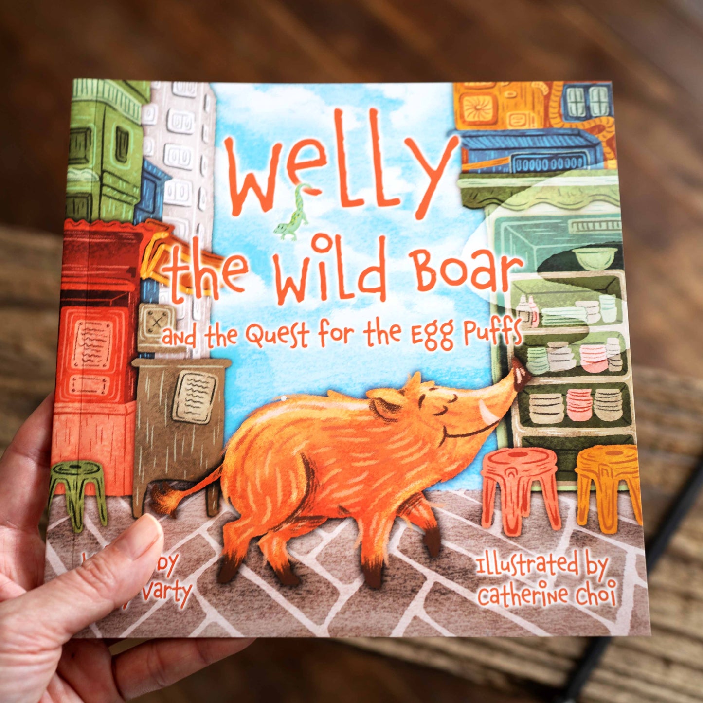 絵本『Welly the Wild Boar』