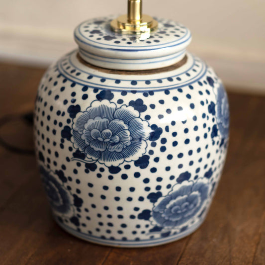 『PEONY POLKADOT』ジンジャージャーランプ