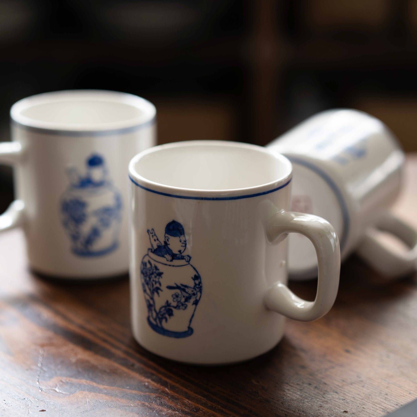 『手描きのマグカップ』タンタン