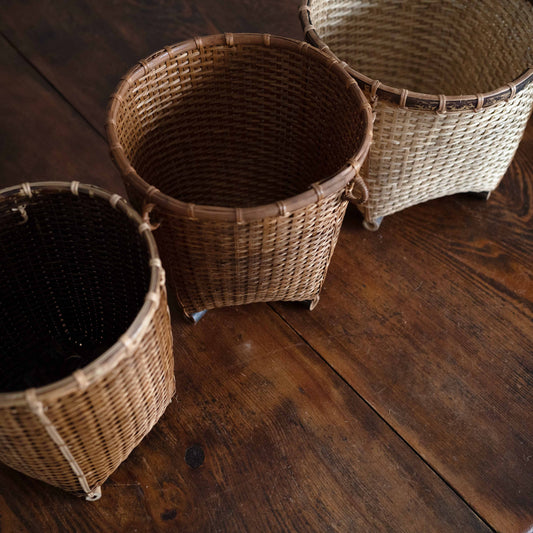 『耳付きの竹かご』ラオス