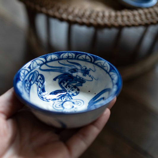 『ちいさなボウル-dragon phoenix』オールドバッチャン-ベトナム