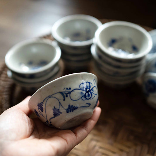 『ちいさなボウル-flowers』オールドバッチャン-ベトナム