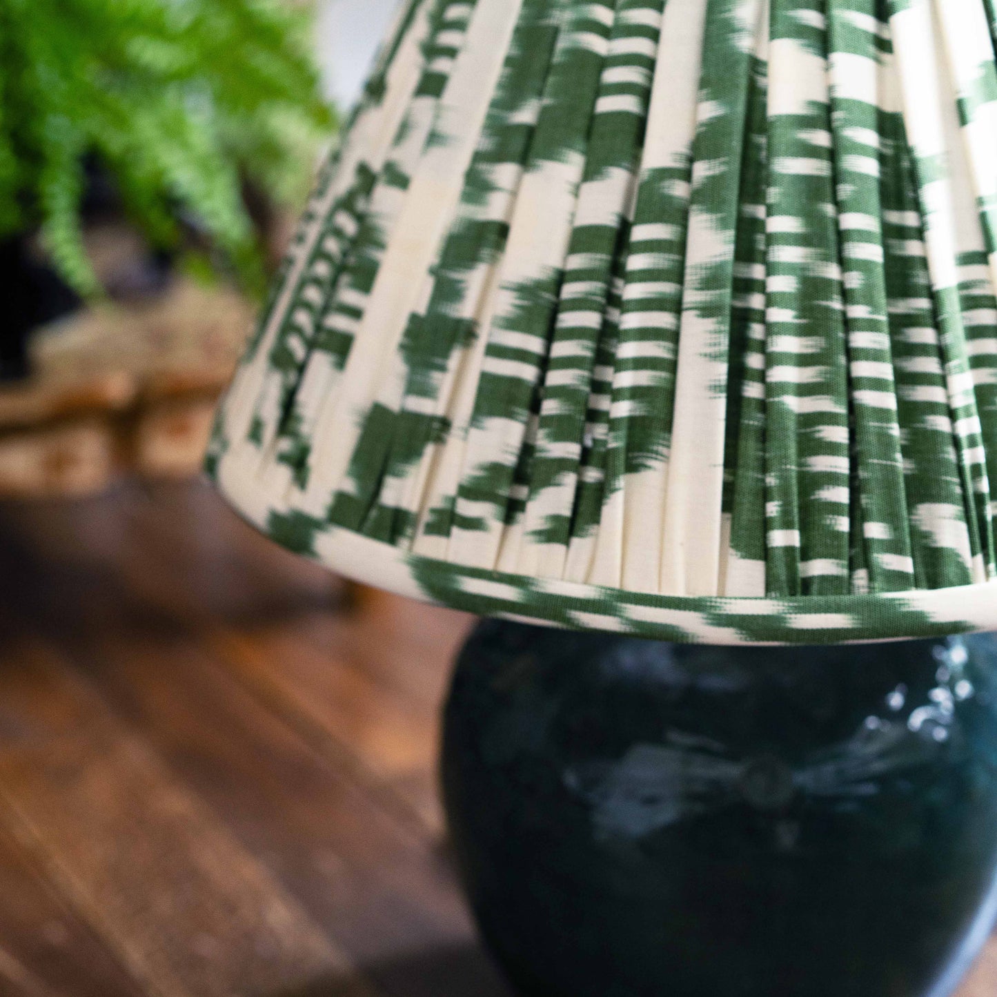 ランプシェード/Silk & Ikat & Sari