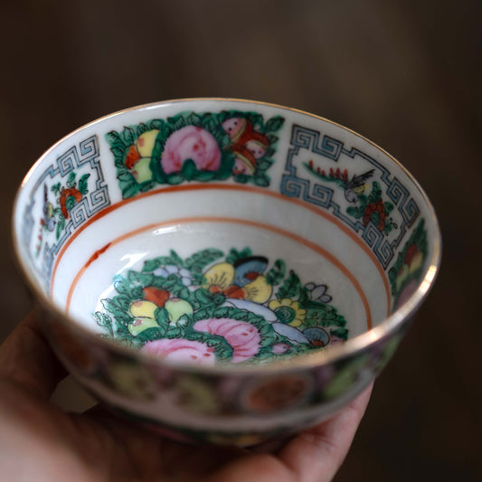 Rose with longevity logo ボウル