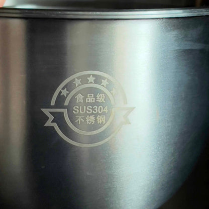 香港　ステンレスの保存容器／蓋つき