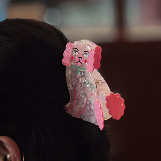 Pink Fu Dog | ヘアクリップ