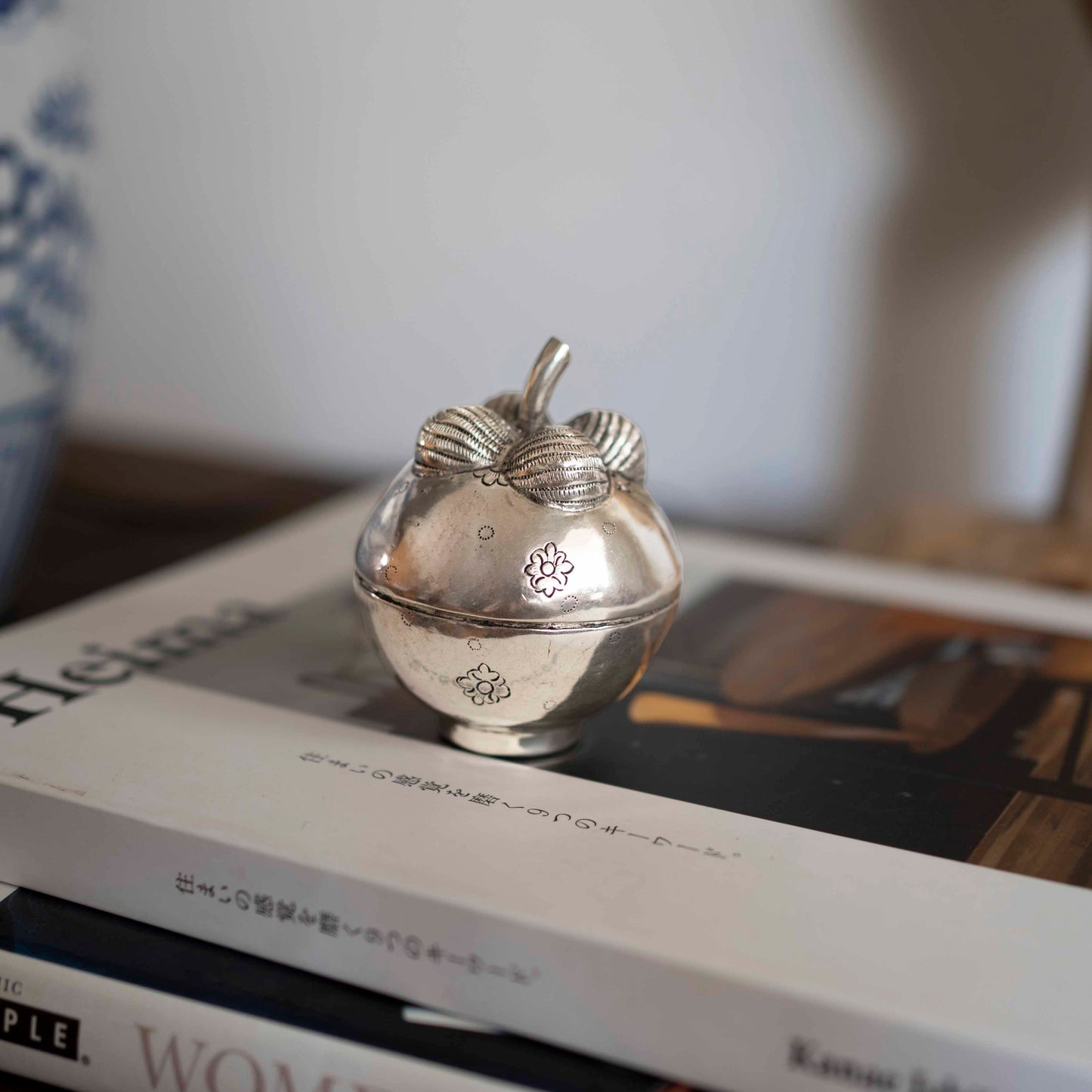 『マンゴスチン』シルバーオブジェ-カンボジア