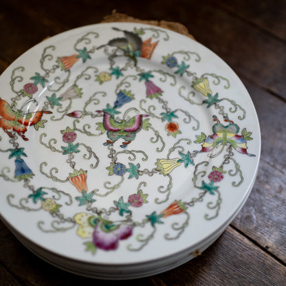 『白の丸皿23センチ』景徳鎮