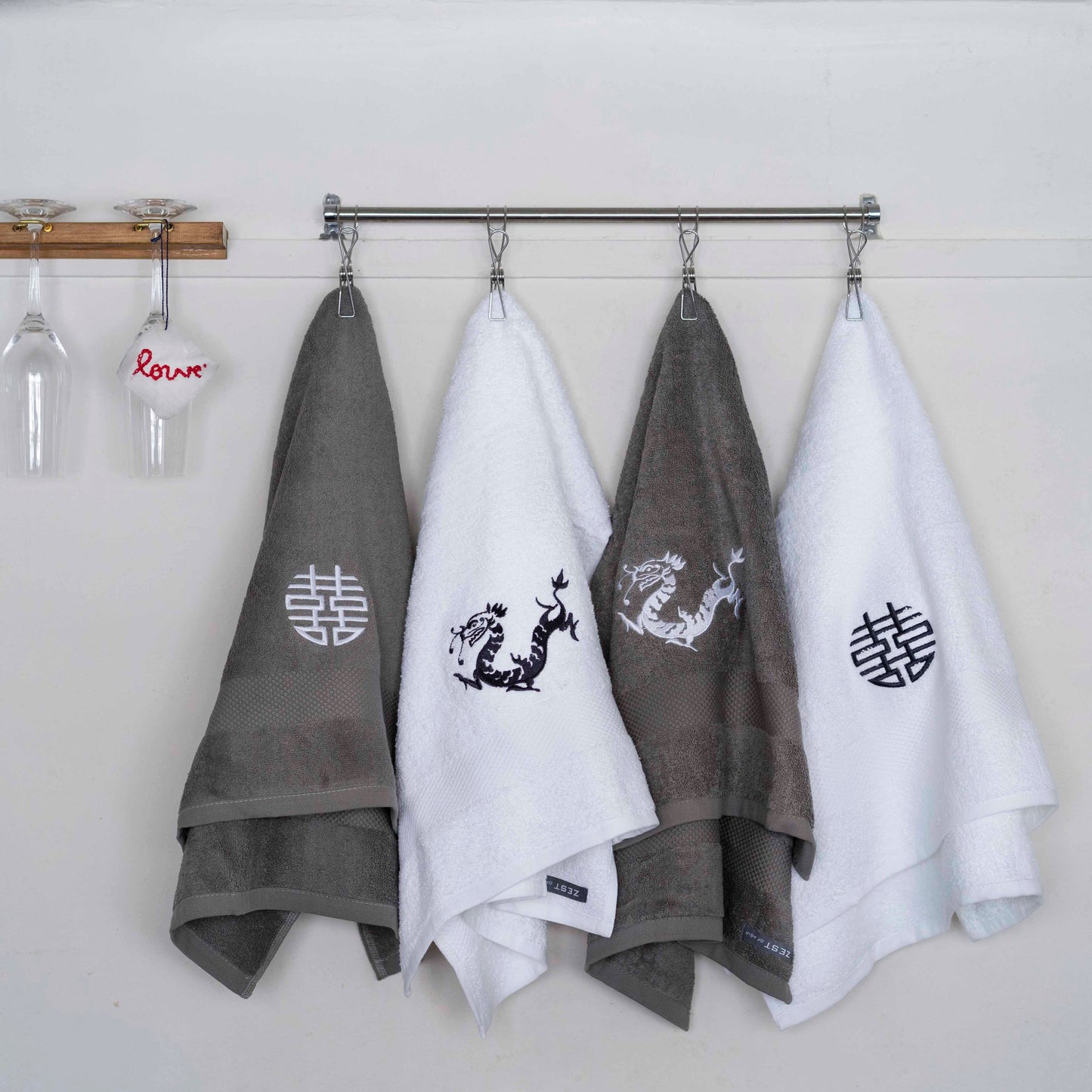 『刺繍のバスタオル』Zest of ASIA