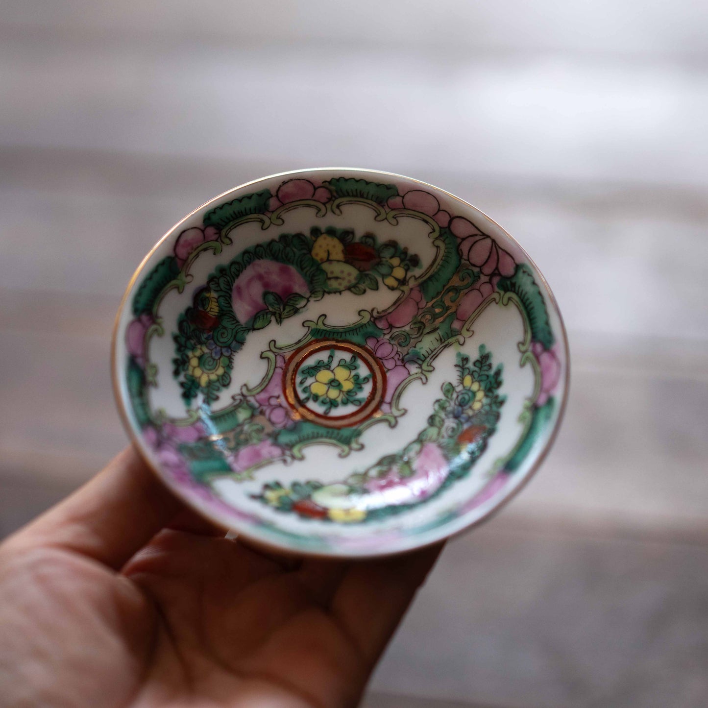 Canton rose　小皿