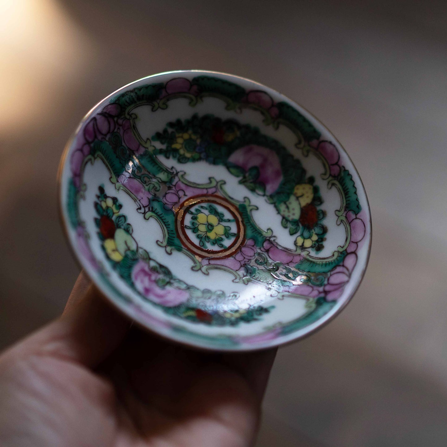Canton rose　小皿