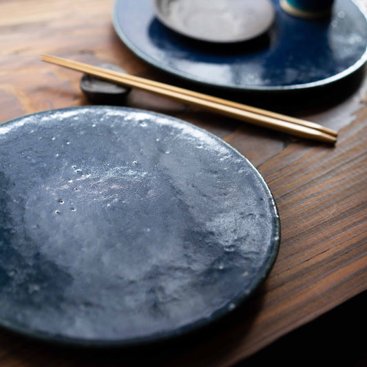 『ガラス釉フラットプレート』丸十製陶