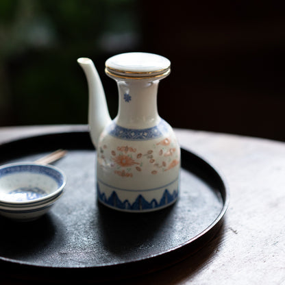 『醤油さし』景徳鎮ホタル金彩