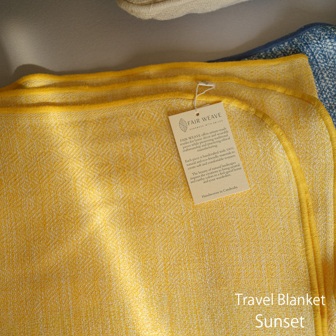 『Soft Woven Blanket‐2サイズ』Fair Weave カンボジア