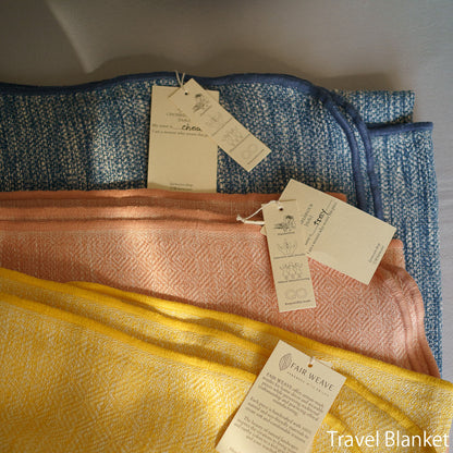 『Soft Woven Blanket‐2サイズ』Fair Weave カンボジア