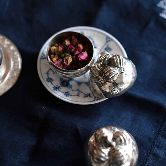 『マンゴスチン』シルバーオブジェ-カンボジア