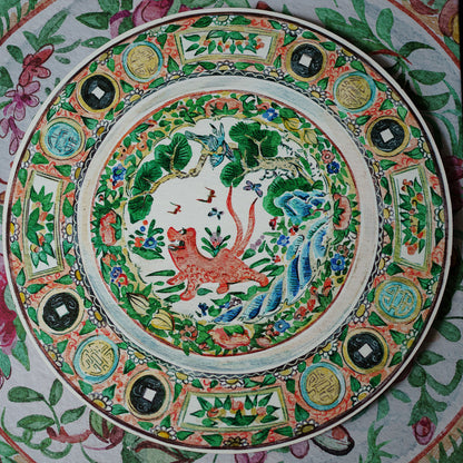 『Antique Chinese Plates プレースマット-Colour』