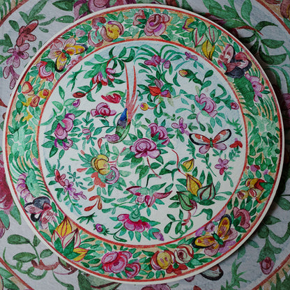『Antique Chinese Plates プレースマット-Colour』