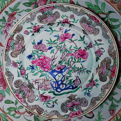 『Antique Chinese Plates プレースマット-Colour』