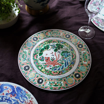 『Antique Chinese Plates プレースマット-Colour』