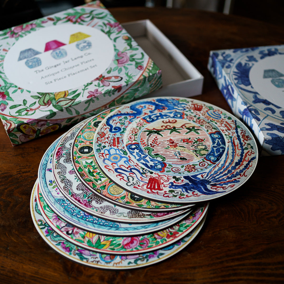 『Antique Chinese Plates プレースマット-Colour』