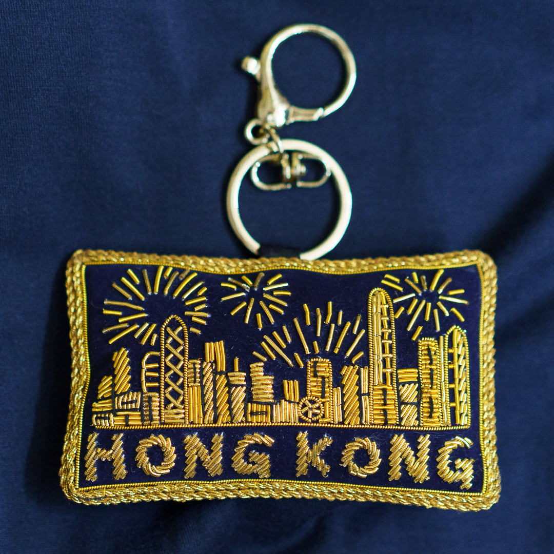 バッグチャーム『Hong Kong Skyline Fireworks』