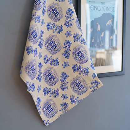 Hong Kong Ginger Jar Tea Towel | ティータオル