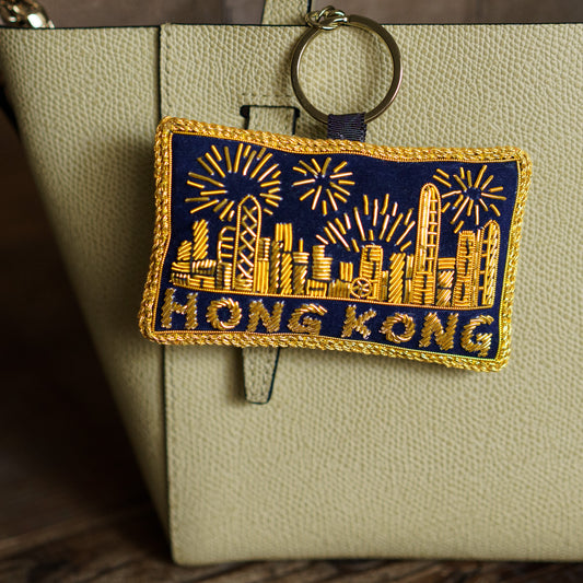 Hong Kong Skyline Fireworks | キーホルダー | バッグチャーム