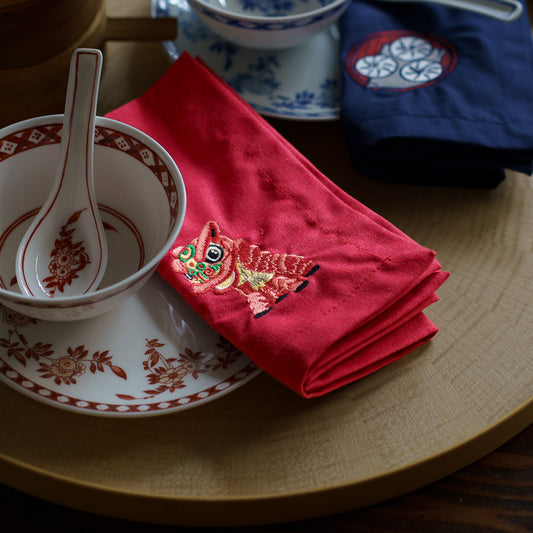 【Limited】 Chinese Lion ナプキン | Zest of ASIA