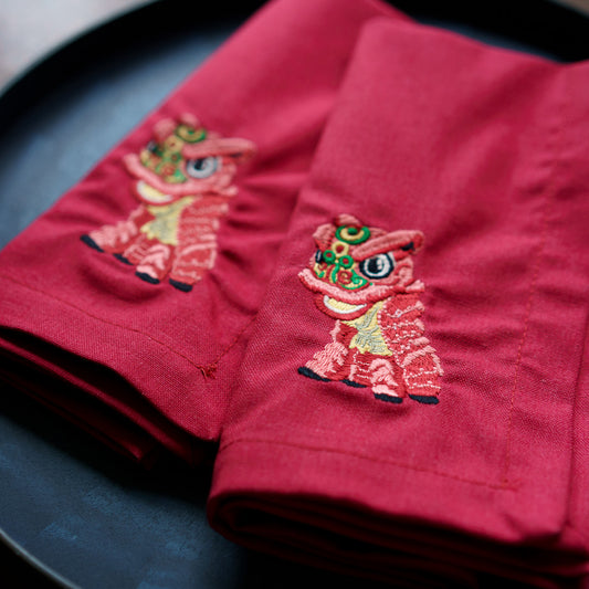 【Limited】 Chinese Lion ナプキン | Zest of ASIA