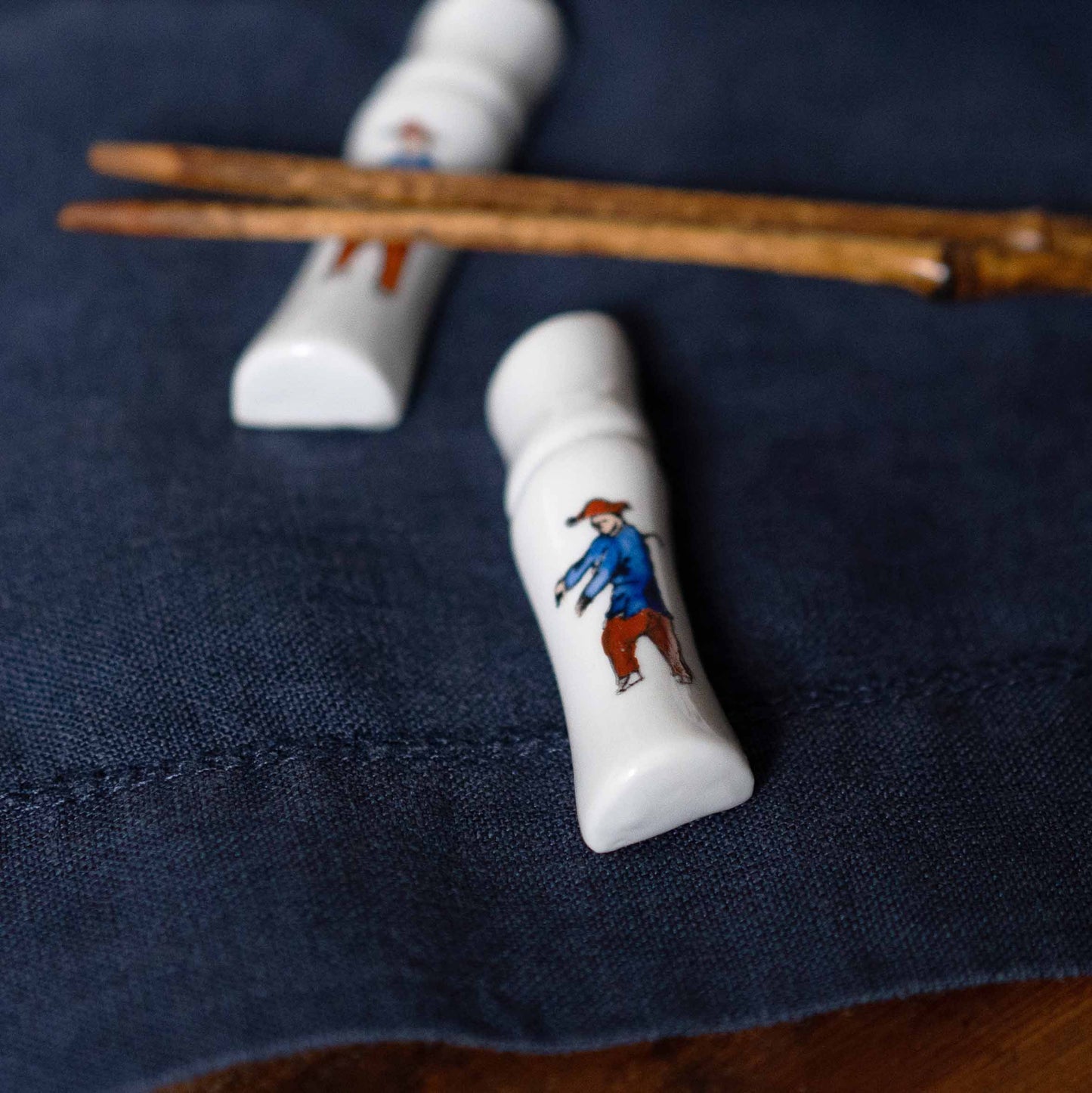 『手描きの箸置き』Farmers