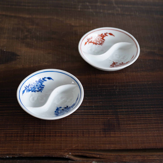 【未公開】手描きのソースディッシュ　ペニンシュラ