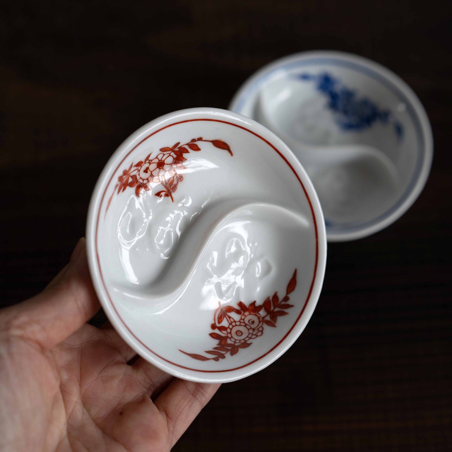 【未公開】手描きのソースディッシュ　ペニンシュラ