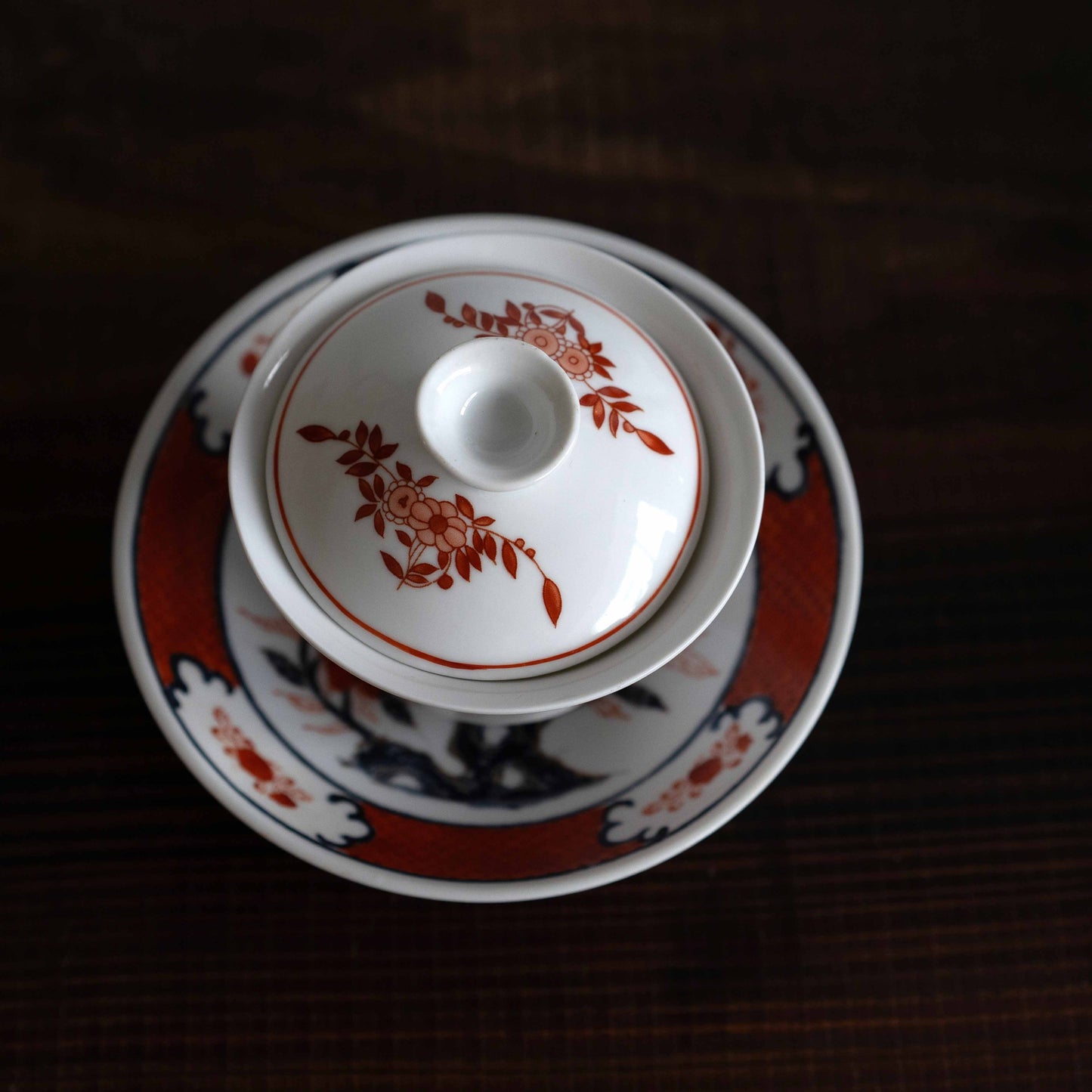 【未公開】蓋碗　ペニンシュラ刻印