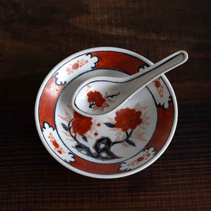 【未公開】プレート　Flowers & Butterfly