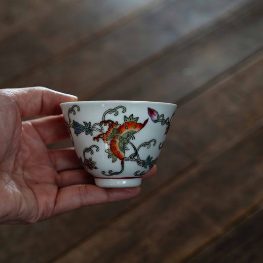 【アウトレット】白の茶杯　景徳鎮